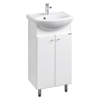 Тумба под раковину Акватон Мира 45см белый 1A104401MR010